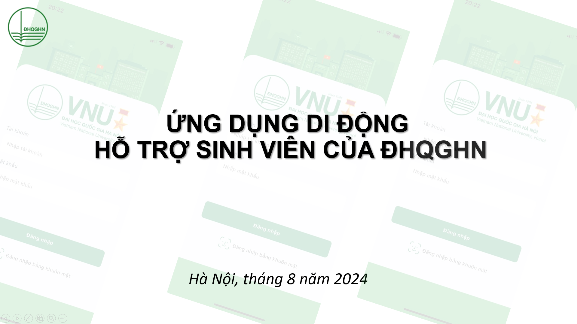 Nâng cấp ứng dụng trên thiết bị di động dành cho sinh viên - OneVNU với ...